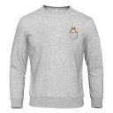 Herresweatshirt med hundemotiv 8
