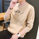Herresweatshirt med indskrift 6