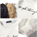 Herresweatshirt med indskrift 1