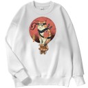 Herresweatshirt med kat 3