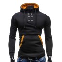 Herresweatshirt med knapper 3