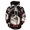Herresweatshirt med kranium F111 3