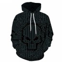 Herresweatshirt med kranium F111 9