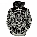 Herresweatshirt med kranium F111 1