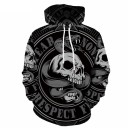 Herresweatshirt med kranium F111 15
