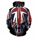 Herresweatshirt med kranium F111 16