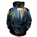 Herresweatshirt med kranium F111 18