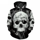 Herresweatshirt med kranium F111 19