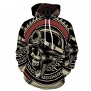 Herresweatshirt med kranium F111 7