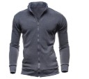 Herresweatshirt med lynlås F12 4
