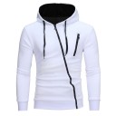 Herresweatshirt med lynlås F16 5