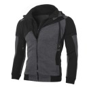 Herresweatshirt med lynlås F26 6