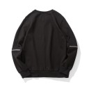 Herresweatshirt med lynlås F52 1