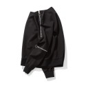 Herresweatshirt med lynlås F52 2