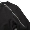 Herresweatshirt med lynlås F52 3