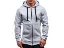 Herresweatshirt med lynlås 4