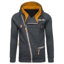 Herresweatshirt med lynlås 2