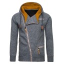 Herresweatshirt med lynlås 3