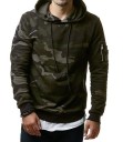 Herresweatshirt med militærmønster J1436 16