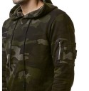 Herresweatshirt med militærmønster J1436 2
