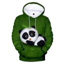 Herresweatshirt med pandaprint 5