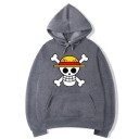 Herresweatshirt med piratprint 8