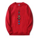 Herresweatshirt med planeter 4