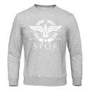 Herresweatshirt med print F112 8