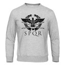 Herresweatshirt med print F112 2