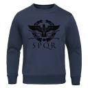 Herresweatshirt med print F112 2