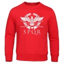 Herresweatshirt med print F112 1