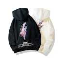 Herresweatshirt med print F130 2