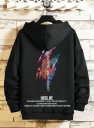 Herresweatshirt med print F130 3