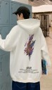 Herresweatshirt med print F130 5