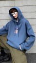 Herresweatshirt med print F130 6