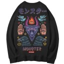 Herresweatshirt med print F133 2