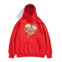 Herresweatshirt med print F140 4