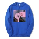 Herresweatshirt med print F46 5