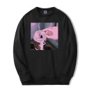 Herresweatshirt med print F46 2