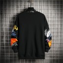 Herresweatshirt med print 1