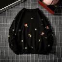 Herresweatshirt med rumprint 4