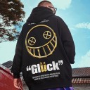 Herresweatshirt med smileyansigt F138 2