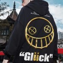 Herresweatshirt med smileyansigt F138 3