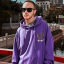 Herresweatshirt med smileyansigt F138 5