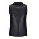 Herretanktop i imiteret læder T1992 3