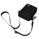 Herretaske 18,9×13,5×4,5 cm Lille firkantet Oxford-skuldertaske Moderigtig diagonal crossbody-taske Håndsyet unisex-taske 5