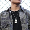Herrhalsband med kort 3