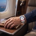 Herrklockor GMT med datum Vattentåliga 200 m Luminiscensindex BGW9 Kapsling 39 mm Rostfritt stål 316L Mineralglas För simning och dykning 8