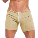 Herrshorts för vardagsbruk Fritidskläder Andningsbara Bekvämt snitt Dragsko i midjan Lätt material för vardagsbruk och avkoppling hemma 6