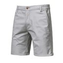Herrshorts i bomull med resår i midjan. Avslappnade shorts i 100 % bomull med fickor. Bekväma, avslappnade shorts för sommaren i stan 4